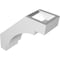 Ekena Millwork 3-in. W x 8-in. D x 8-in. H Merced Architectural Grade PVC Knee Brace BRCP03X08X08MRC - alternate 5